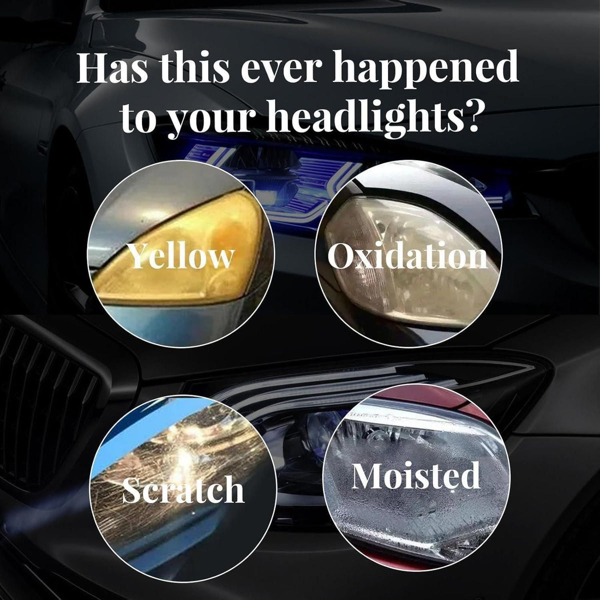 INNOVATIVE HEADLIGHT REPAIR POLISH & SCRATCH REMOVER - PACK OF 2