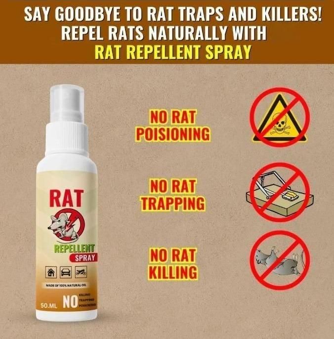 RATGAURD™ - RAT REPELLENT SPRAY (BUY 1 GET 2 FREE) (PACK OF 3)